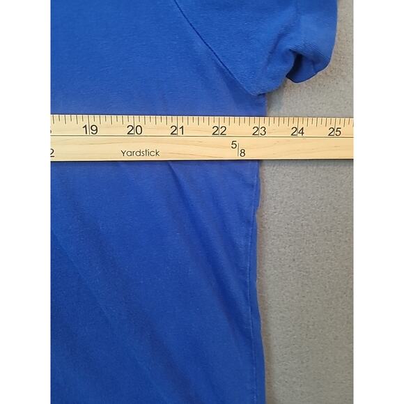 Ralph Lauren Men’s Cotton Polo V-Neck T-Shirt Royal Blue Large GUC - Picture 5 of 9